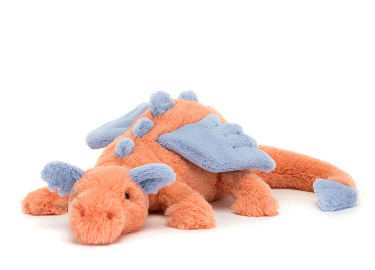 Jelly cat dragon or and and blue